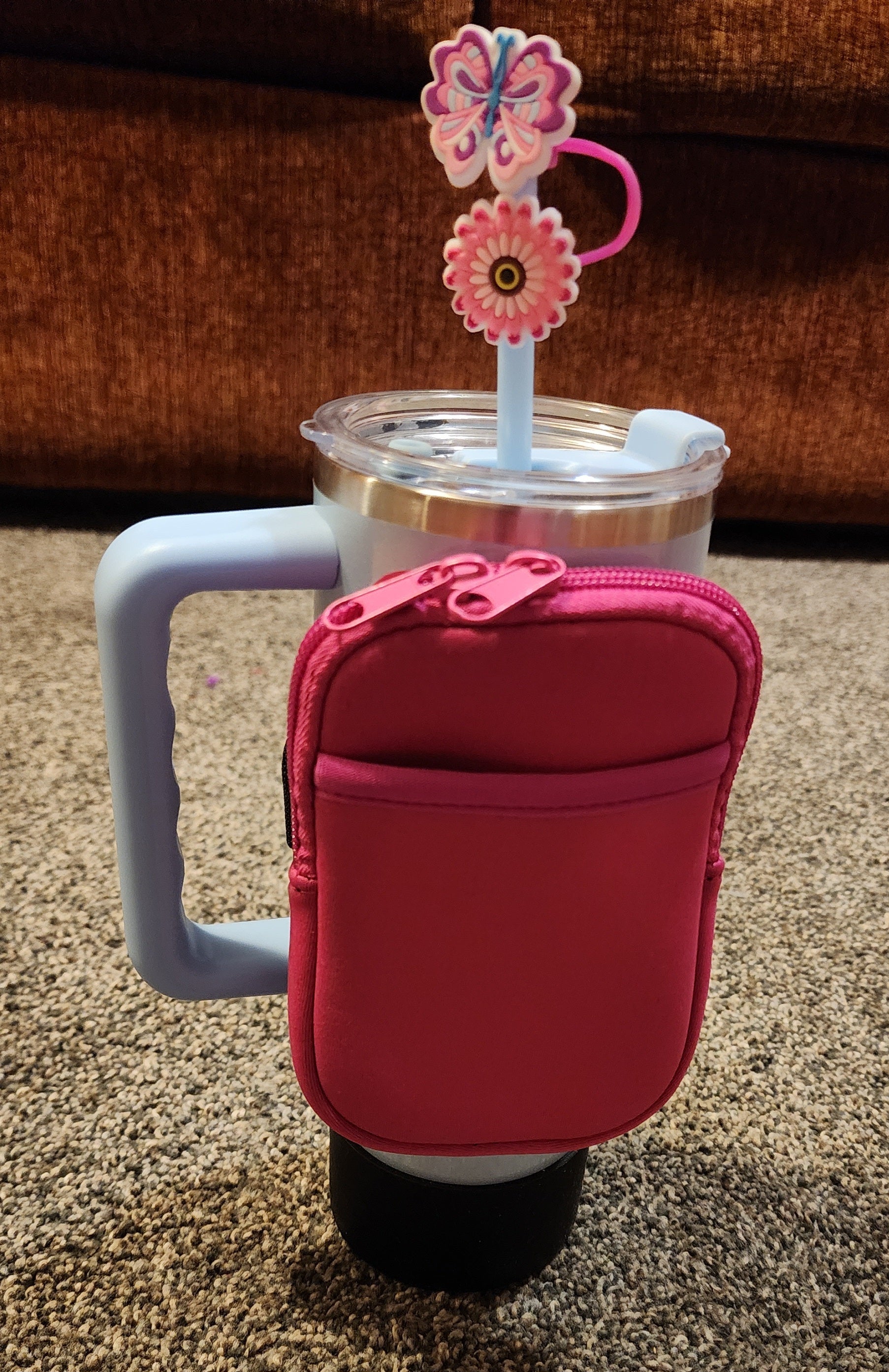 Blue and Pink 30 oz Mom tumbler