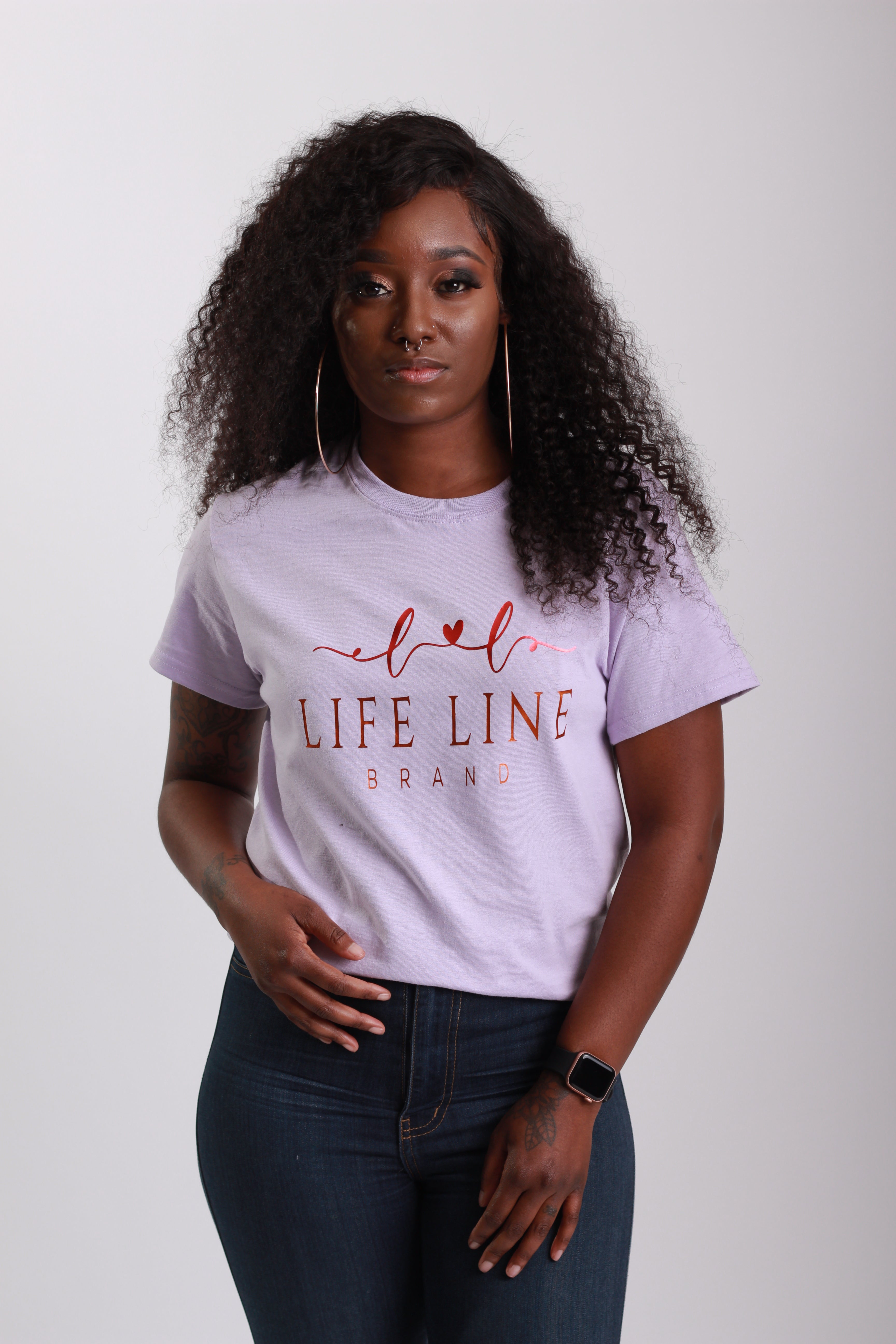 Orchard Purple Logo tee